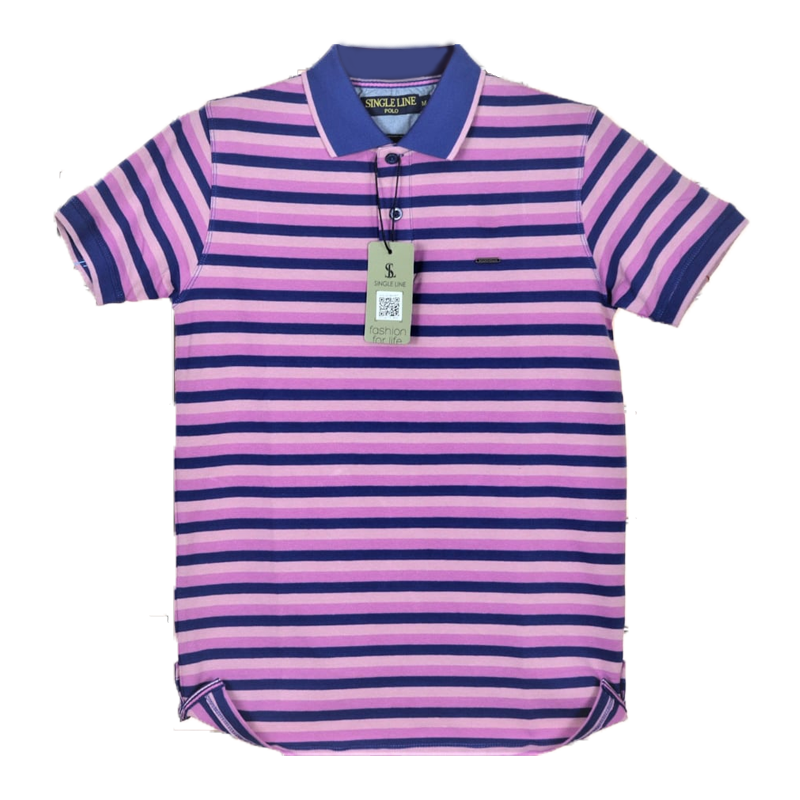 Stylish Auto Stripe Short Sleeve Polo T-Shirt For Man(16)